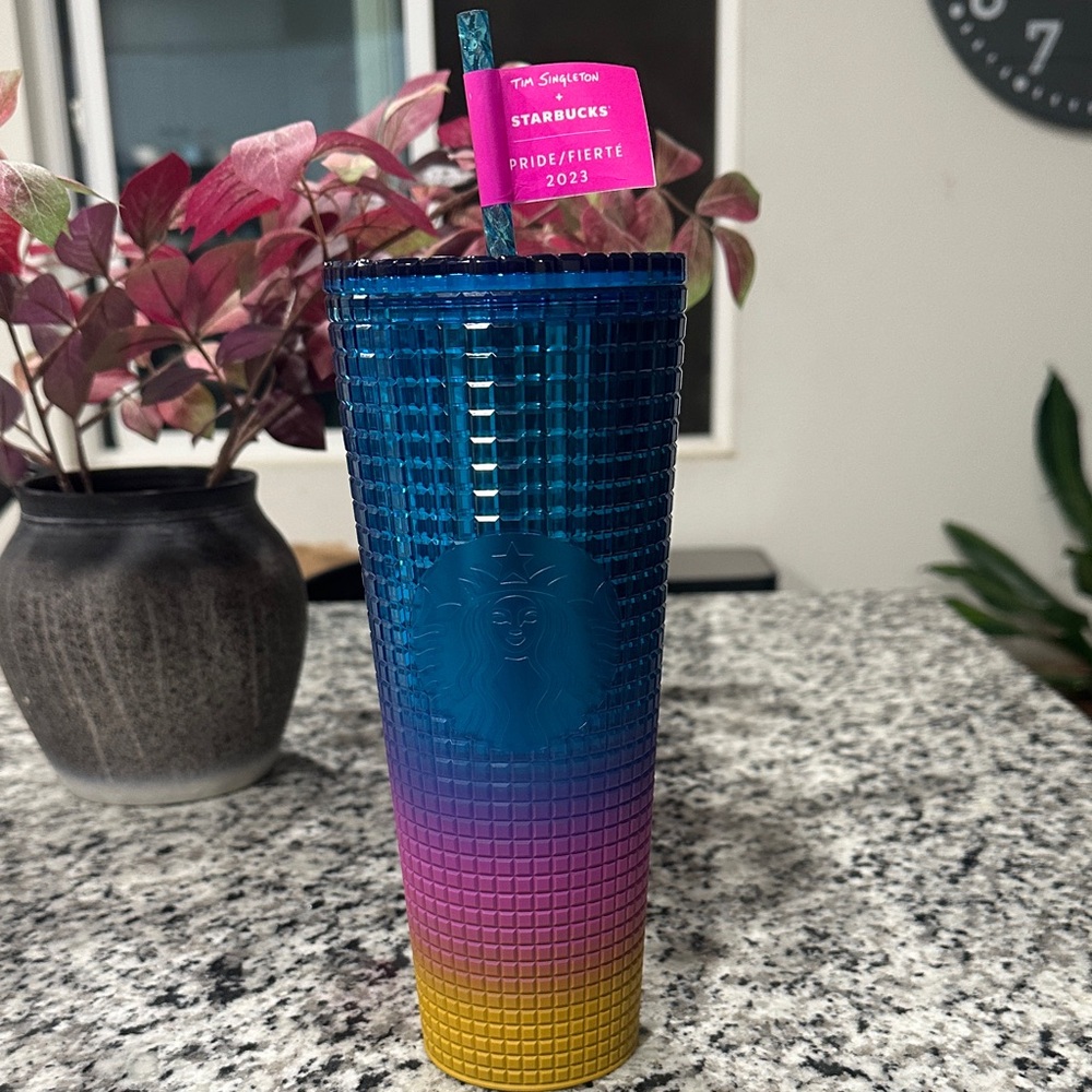 Starbucks Gradient Tumbler - Blue, Purple, Yellow